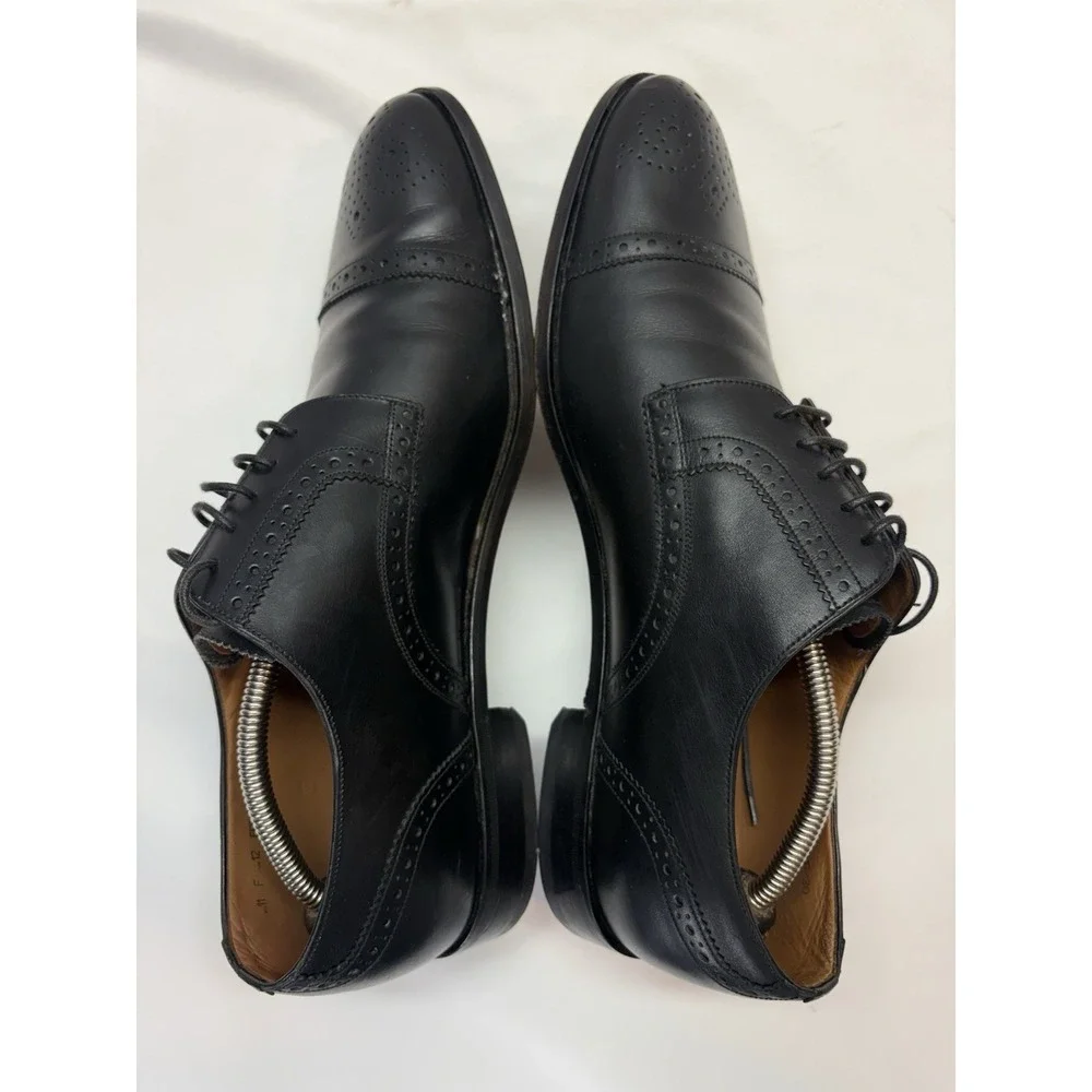 BALLY OF SWITZERLAND Brooking Oxfords Mens US 12 3E Extra Wide Dress Shoes Black